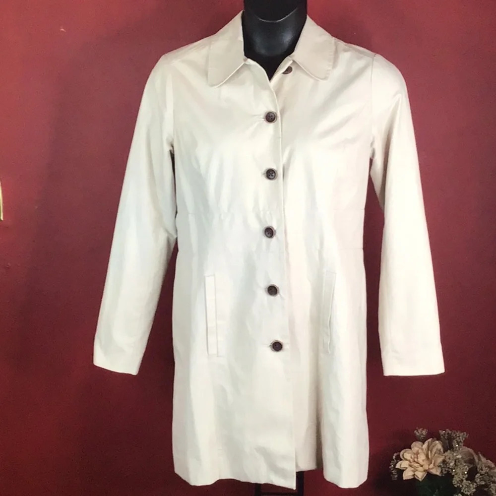 EDDIE BAUER TRENCH COAT SIZE M